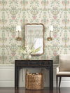 Luxembourg Beige & Red Wallpaper, by York Wall, 27' length x 2'3" width x 0.02" depth thumbnail 2