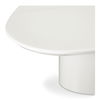 Eden Coffee Table Ivory Lacquer, by Moe's Home, 46" width x 16" height x 31.5" depth thumbnail 4