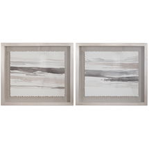 Online Designer Bedroom Neutral Landscape Framed Prints, Set/2