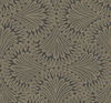 Cabaret Black Metallic Wallpaper, by York Wall, 27' length x 2'3" width x 0.02" depth thumbnail 1