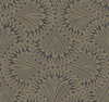 Cabaret Black Metallic Wallpaper, by York Wall, 27' length x 2'3" width x 0.02" depth thumbnail