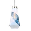 Windswept Blue & White 1 Light Mini Pendant, Mini Light Pendant by Uttermost, 8.25" width x 18" height x 8.25" diameter x 8.25" depth thumbnail 5