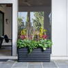 TruDrop Slat Self Watering Large Deck Box, Planter by Crescent Garden, 19" width x 23" height x 46.65" depth thumbnail 4