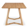 Godenza Rectangular Dining Table Oak thumbnail 2