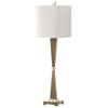 Niccolai Antiqued Nickel Lamp, Table Lamp by Uttermost, 11" width x 36" height x 11" depth thumbnail 4