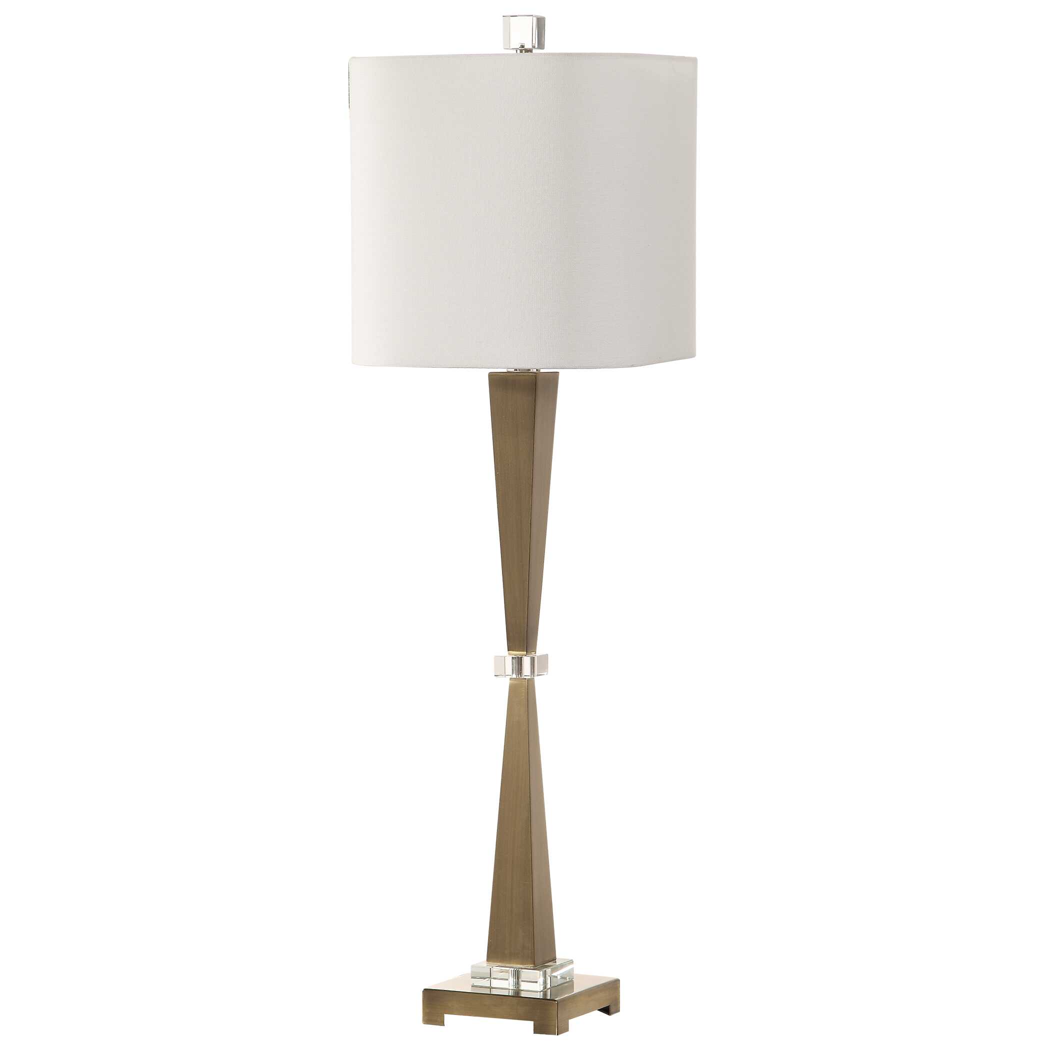 Niccolai Antiqued Nickel Lamp large image 