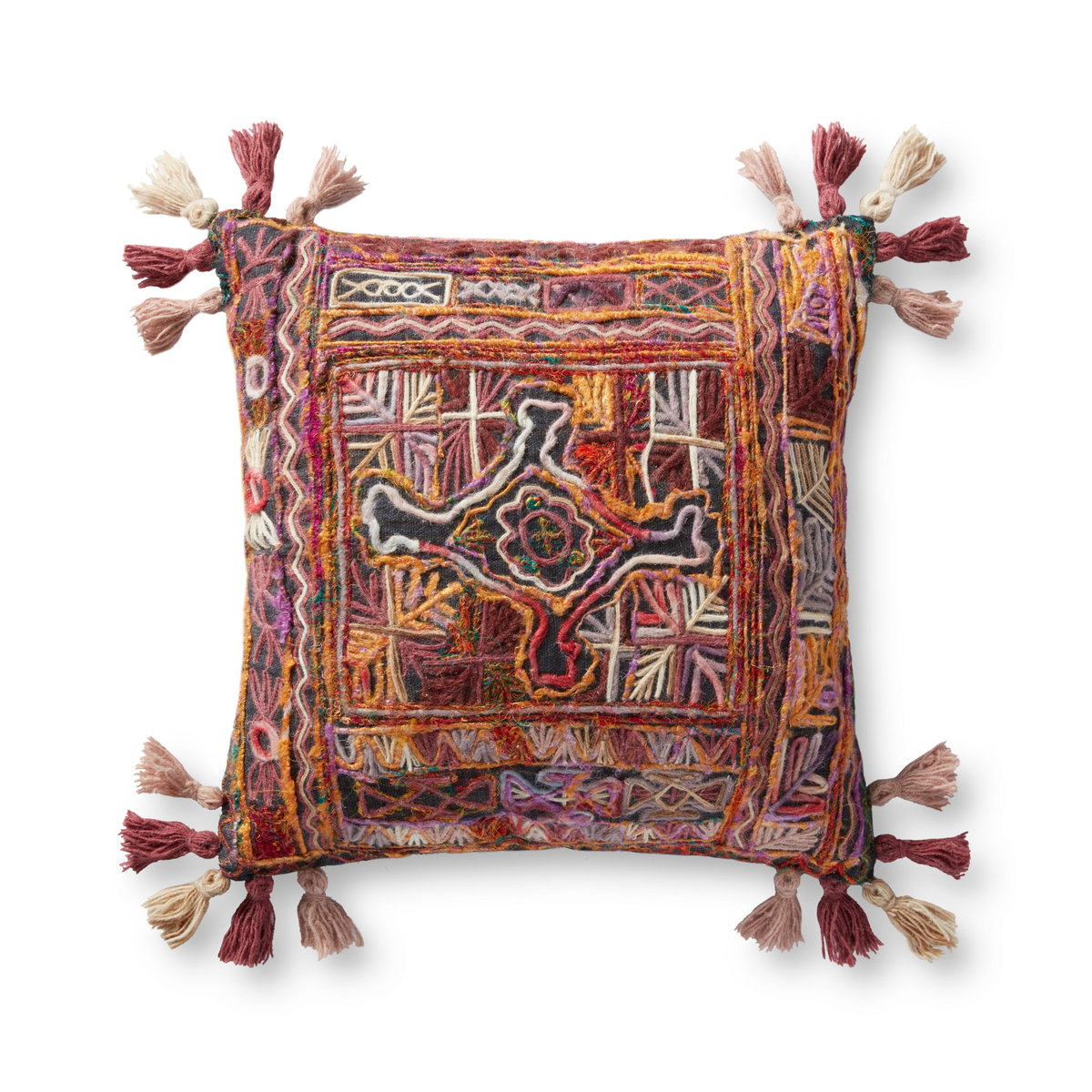 Loloi No Name Pillow, Decorative Pillow, 18" length x 18" width View 1