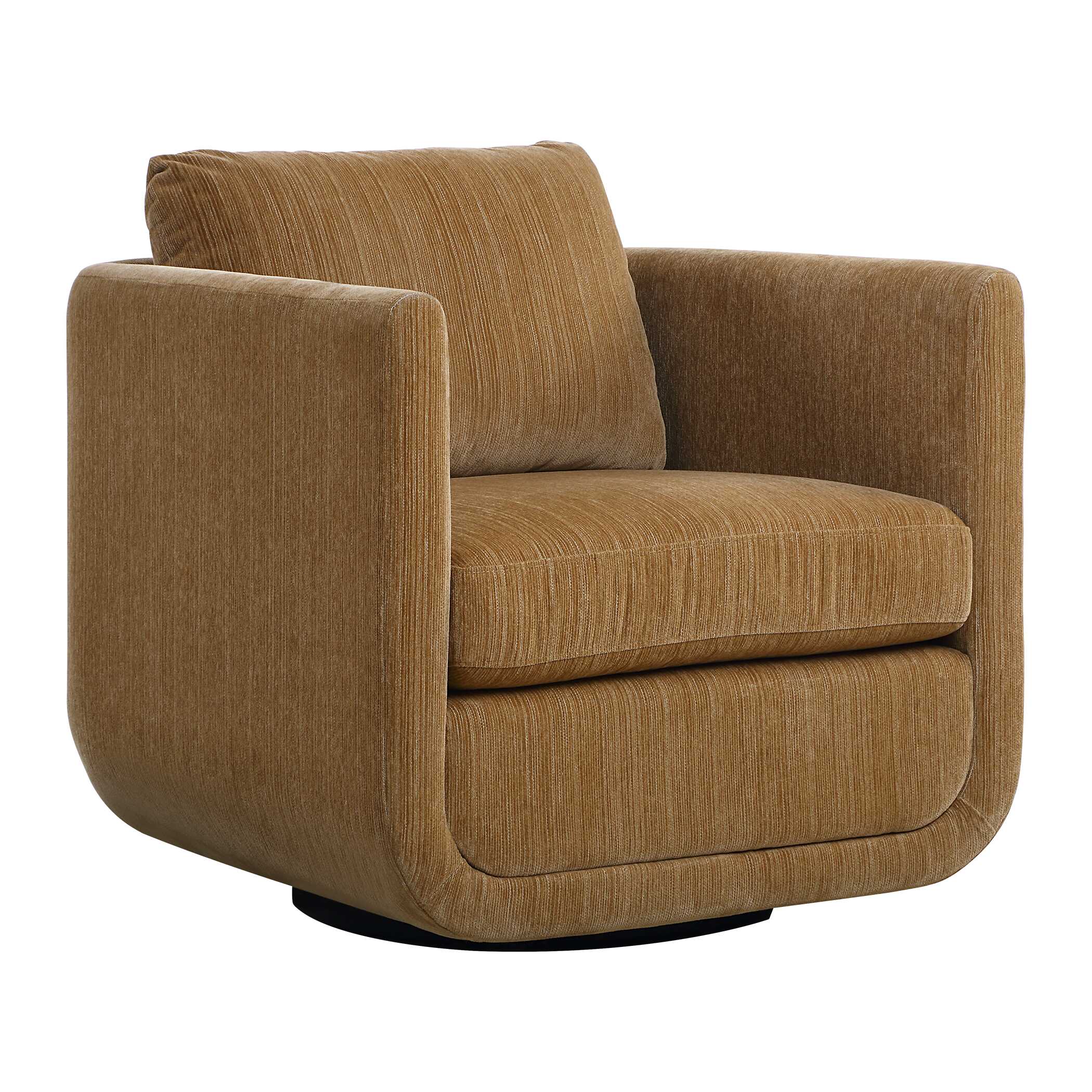 Abound Ginger Swivel Chair, Furniture by Uttermost, 29.5" width x 26.5" height x 32" depth View 6
