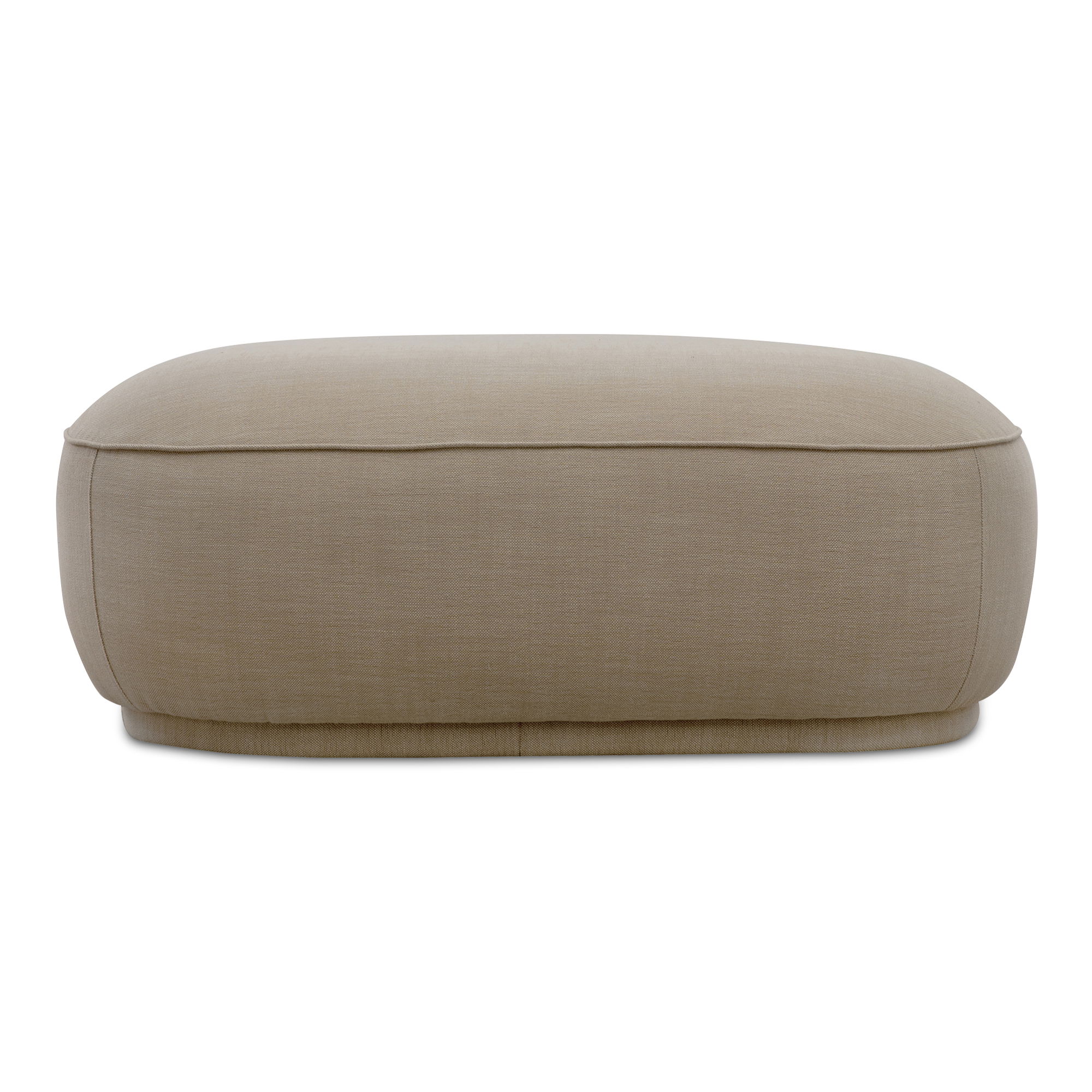 Marion Square Ottoman Beige large image 