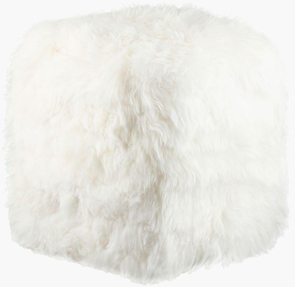 Bahati Pouf, Ottoman by Surya, 18" width x 18" height