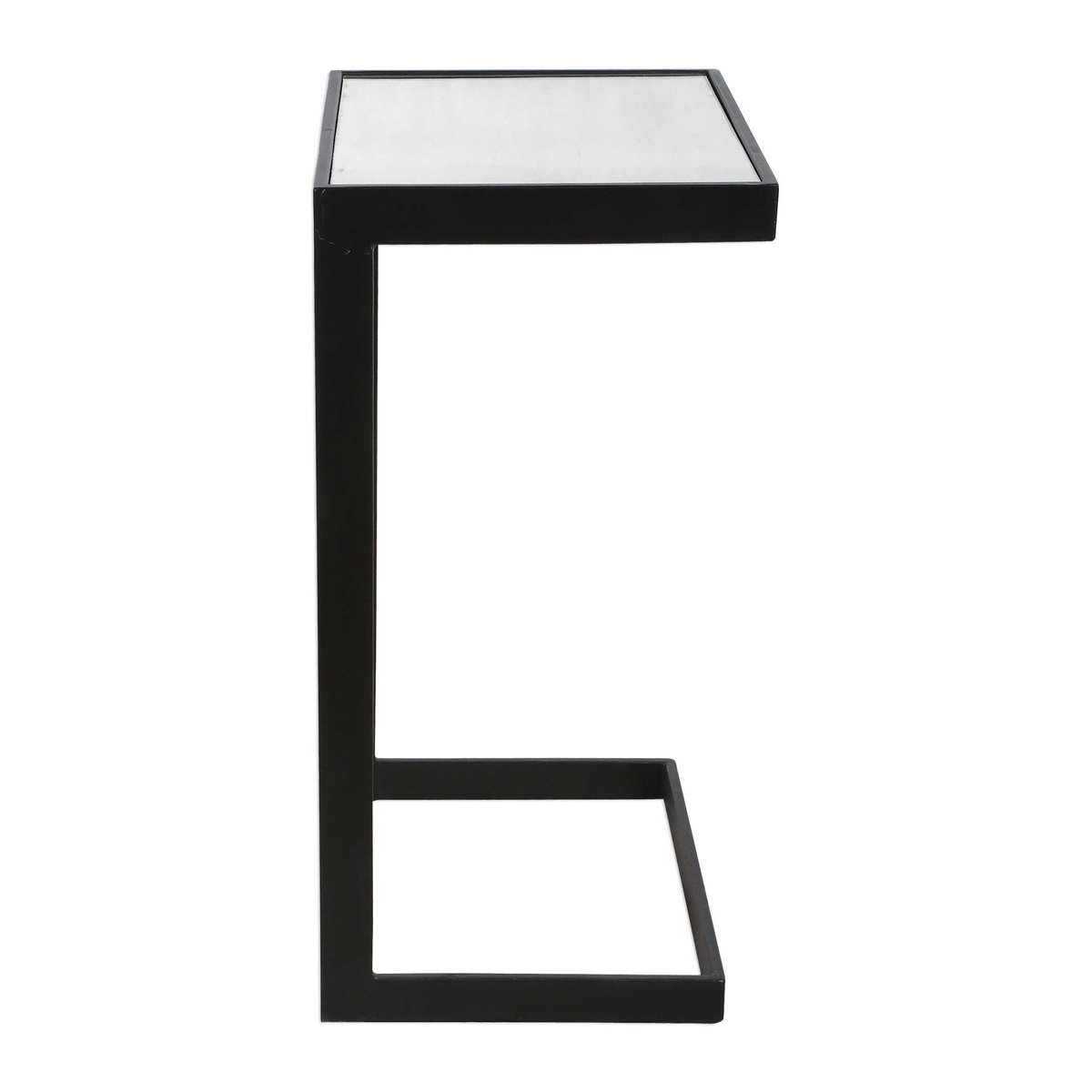 Windell Cantilever Accent Table, Side & End Table by Uttermost, 16.5" width x 25.5" height x 12.25" depth View 4