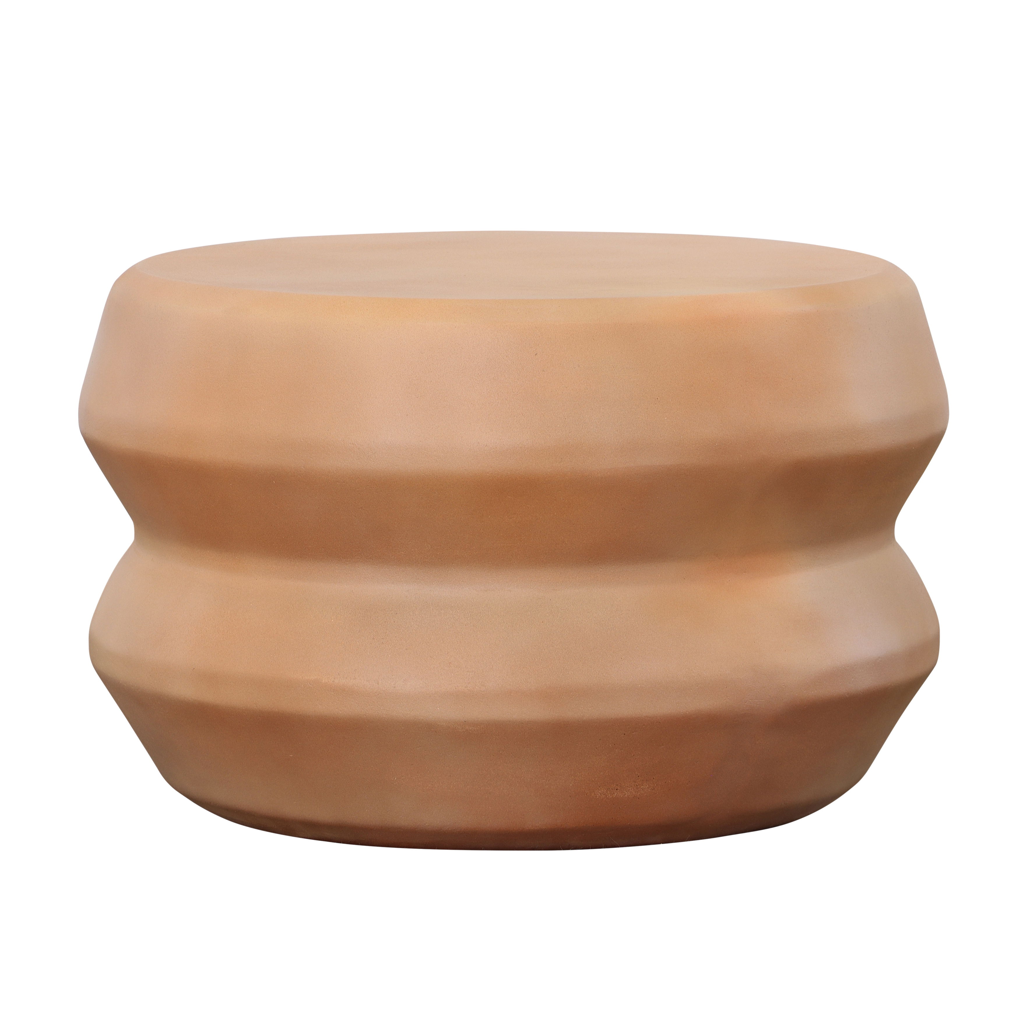 Charlize End Table, Side & End Table by Dovetail, 21" width x 13.5" height x 21" diameter x 21" depth View 1