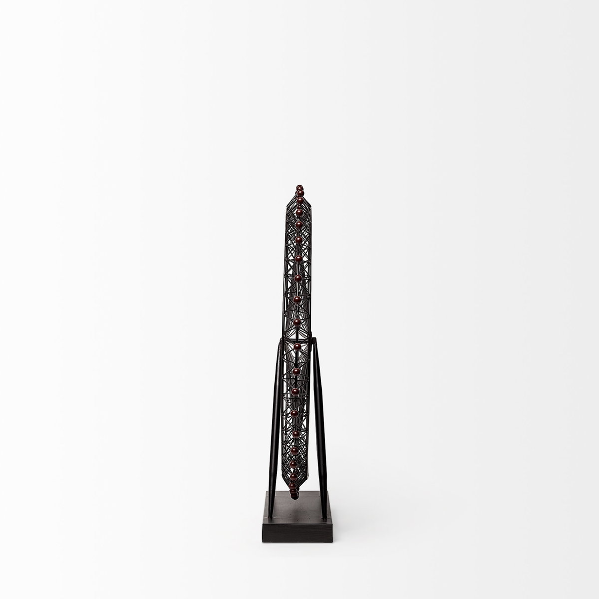 London Eye 3L x 25W Black Metal London Eye Replica, Decorative Object by Mercana, 3" length x 25" width x 26.97" height View 5