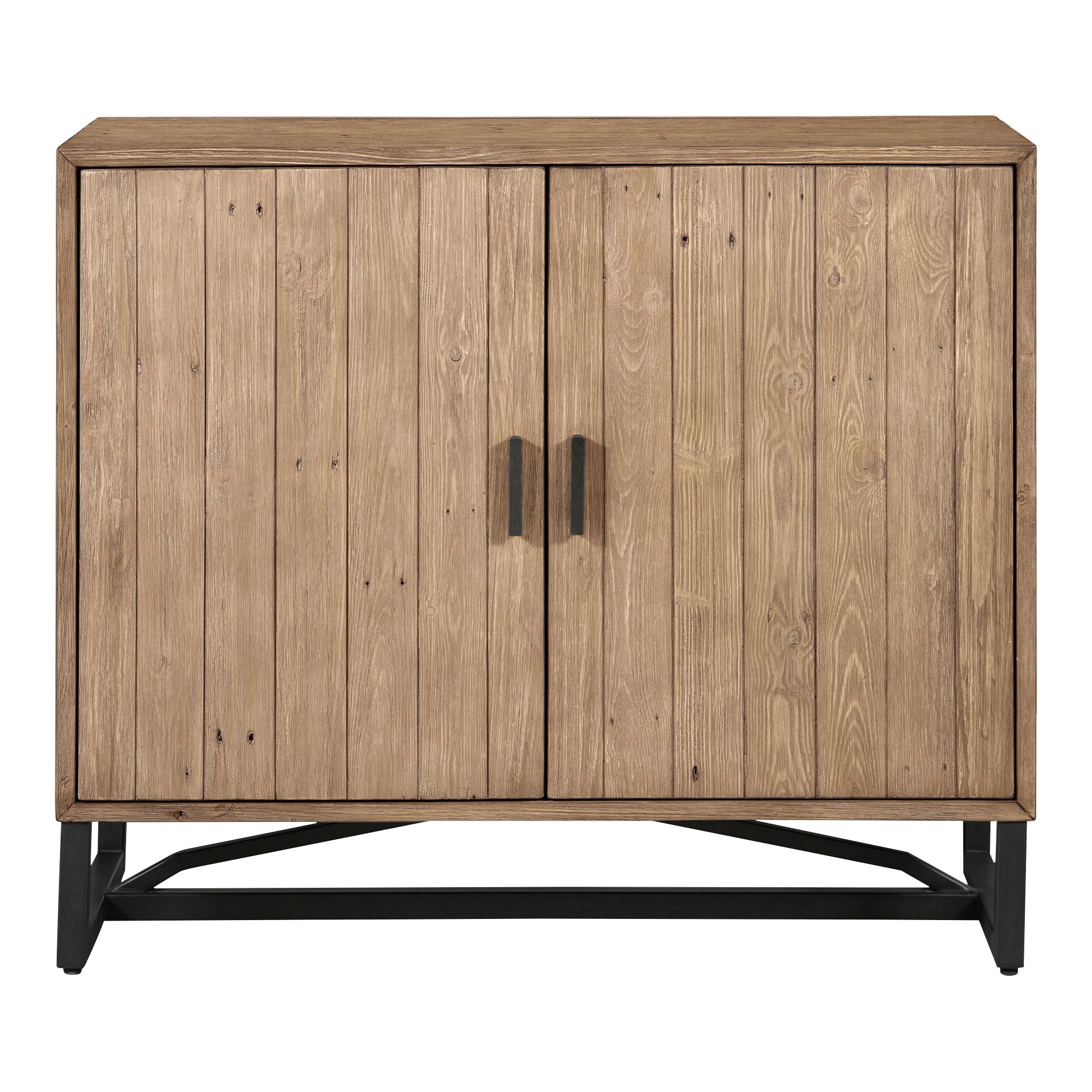 Sierra 2 Door Cabinet Natural, Cabinets & Sideboard by Moe's Home, 39" width x 33" height x 18" depth View 1