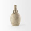 Zenni  Warm Beige Ceramic Vase, by Mercana, 6.1" length x 6.1" width x 12.01" height thumbnail 6