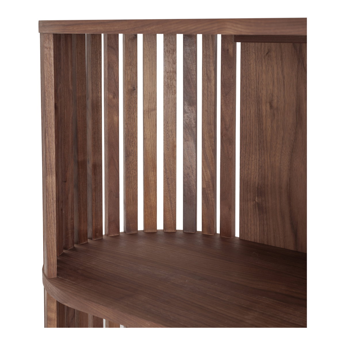 Henrich Bookshelf Light Brown, Shelving & Bookcase by Moe's Home, 41" width x 57" height x 16" depth View 5