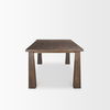Wolcott Rectangular Dark Brown Solid Wood Dining Table thumbnail 4