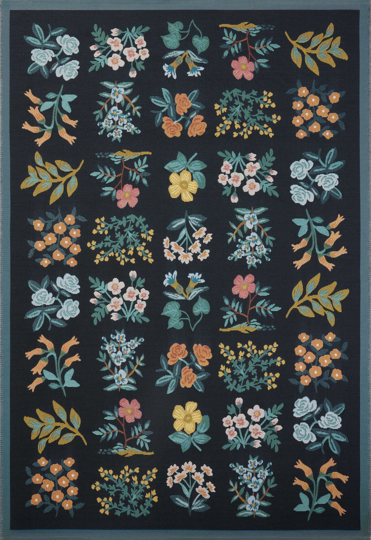 Rifle Paper Co. x Loloi Perennial Rug, 2'5" length x 3'11" width View 1