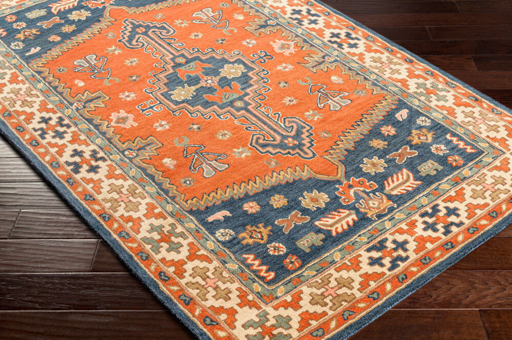 Caesar Handmade Rug, by Surya, 1'6" length x 1'6" width