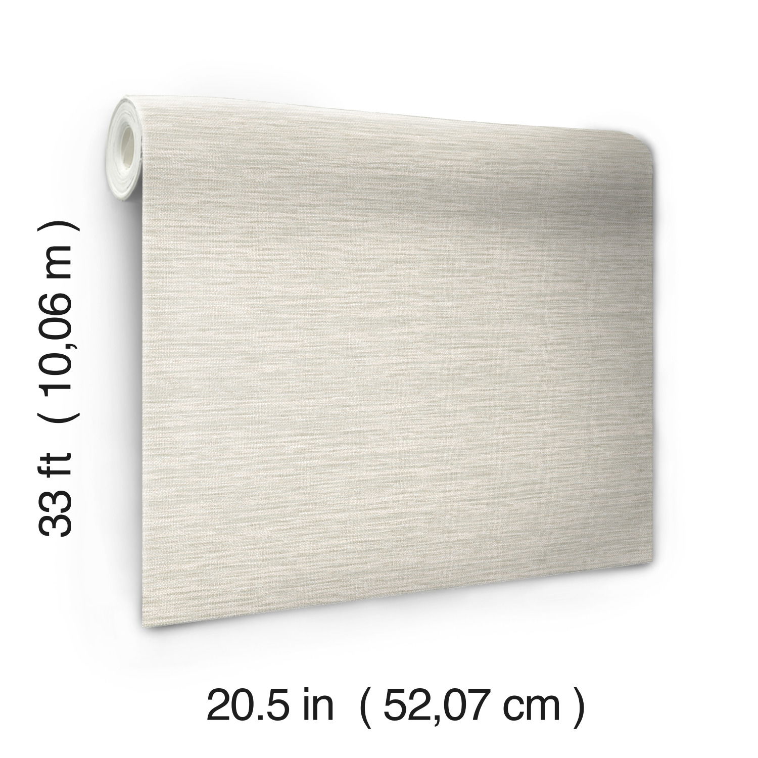 Challis Woven Beige Wallpaper, by York Wall, 33' length x 1'8.5" width x 0.02" depth View 2