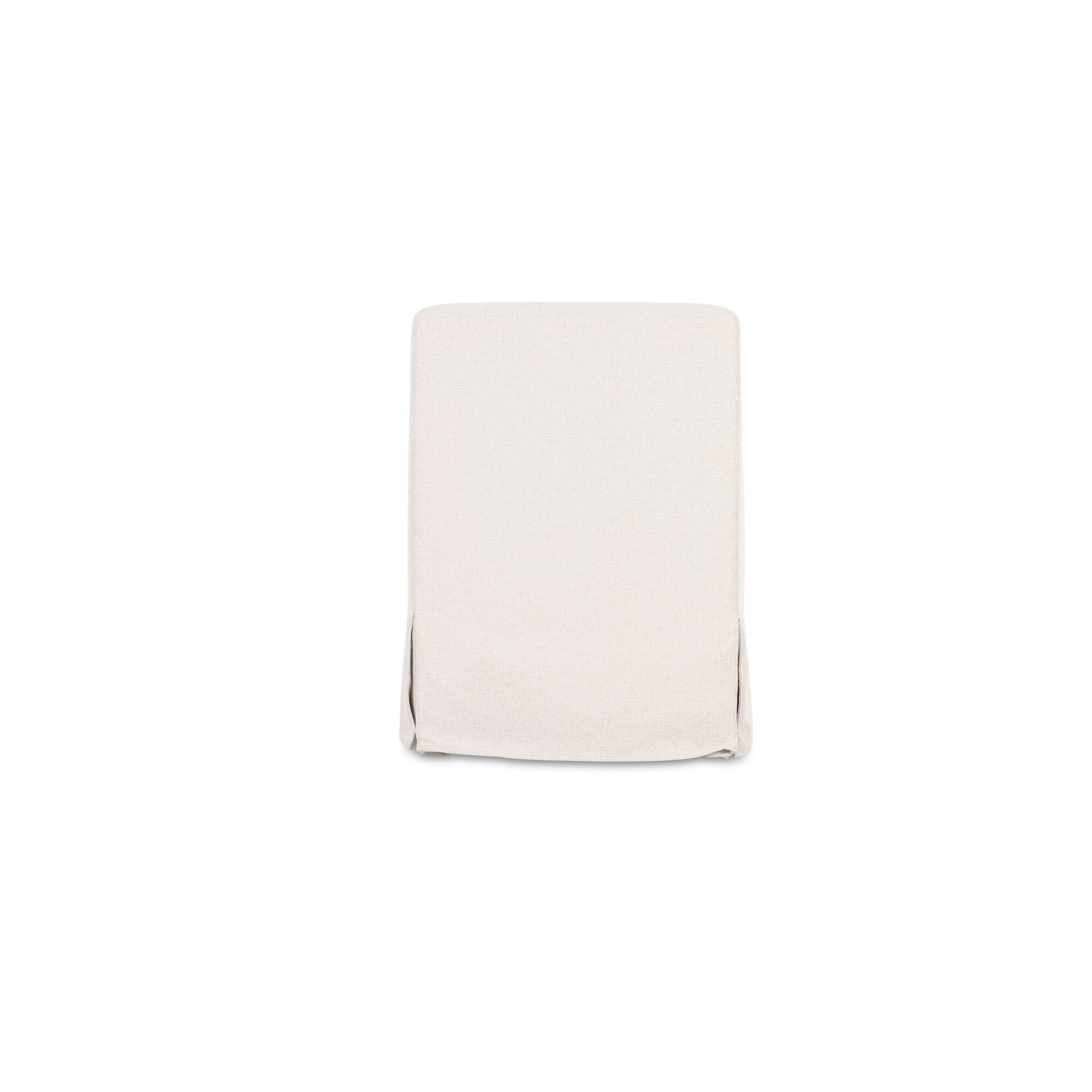 Lydia Slipcover Dining Chair Beige, by Moe's Home, 26.75" width x 34.3" height x 28" depth View 5