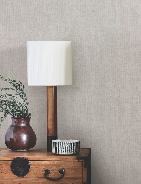 Hardy Linen Shale Wallpaper