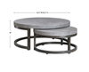 Aiyara Gray Nesting Tables Set/2, Side & End Table by Uttermost, 42.5" width x 18" height x 42.5" depth thumbnail 3