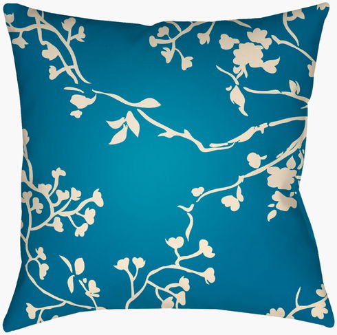 Chinoiserie Floral Accent Pillow