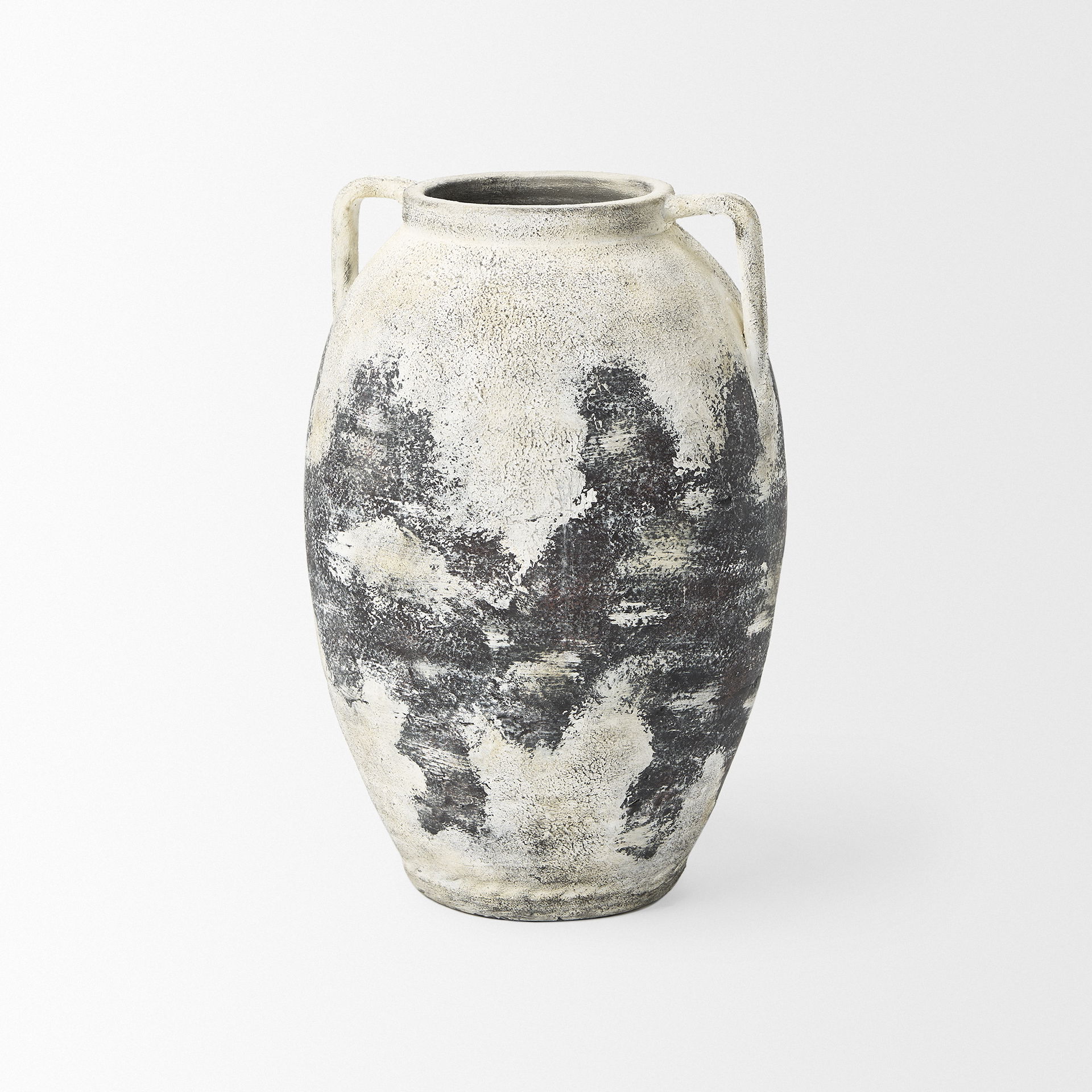 Boscia 22H Double Ear Floor Vase, by Mercana, 14.96" length x 14.96" width x 22.05" height View 3