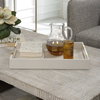 Wessex White Shagreen Tray, Decorative Tray by Uttermost, 19" width x 2.62" height x 13.87" depth thumbnail 8