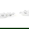 Ruffled Feathers Modern White Bowl thumbnail 0