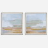 Abstract Coastline Framed Prints, S/2 thumbnail 0