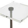 Pelton Marble Glass Drink Table, Furniture by Uttermost, 11" width x 24" height x 11" depth thumbnail 7