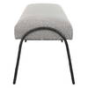 Jacobsen Modern Gray Bench, Benche by Uttermost, 56" width x 20" height x 19" depth thumbnail 6