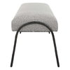 Jacobsen Modern Gray Bench, Benche by Uttermost, 56" width x 20" height x 19" depth thumbnail 6