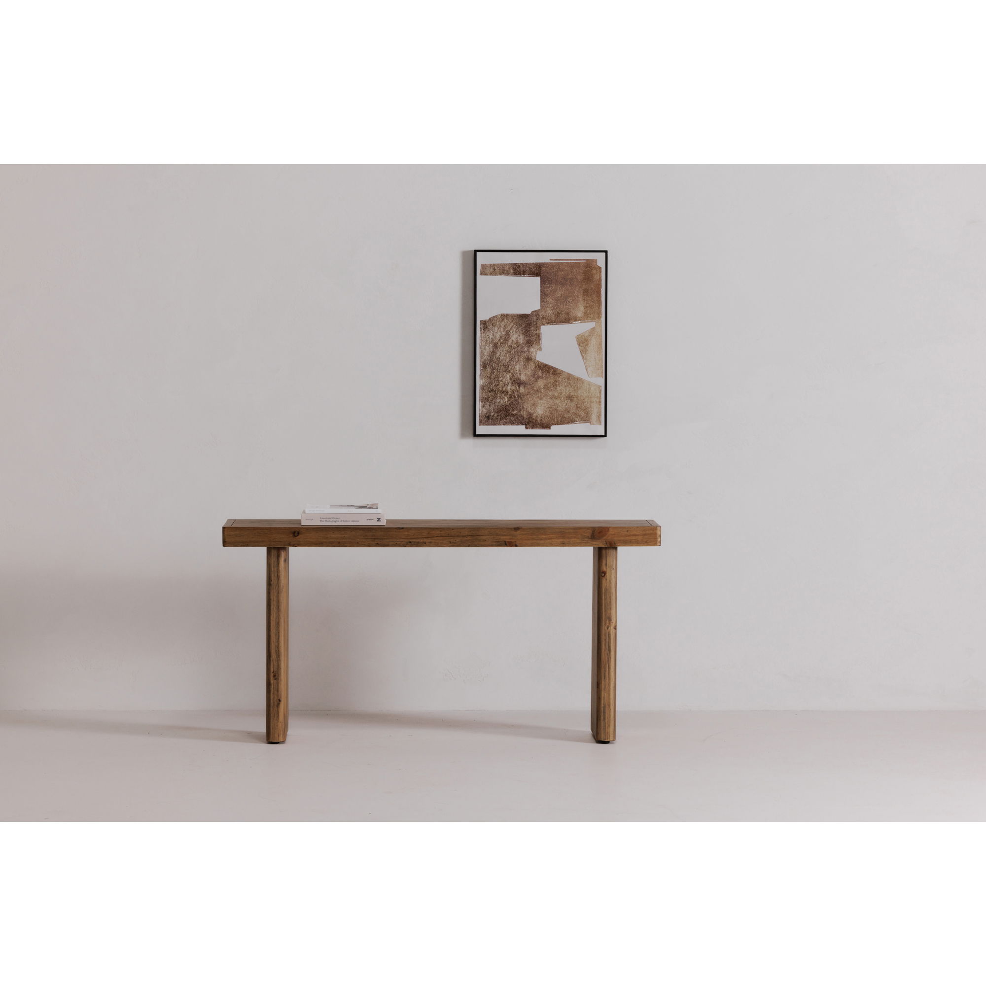 Monterey Console Table Rustic Blonde large image 