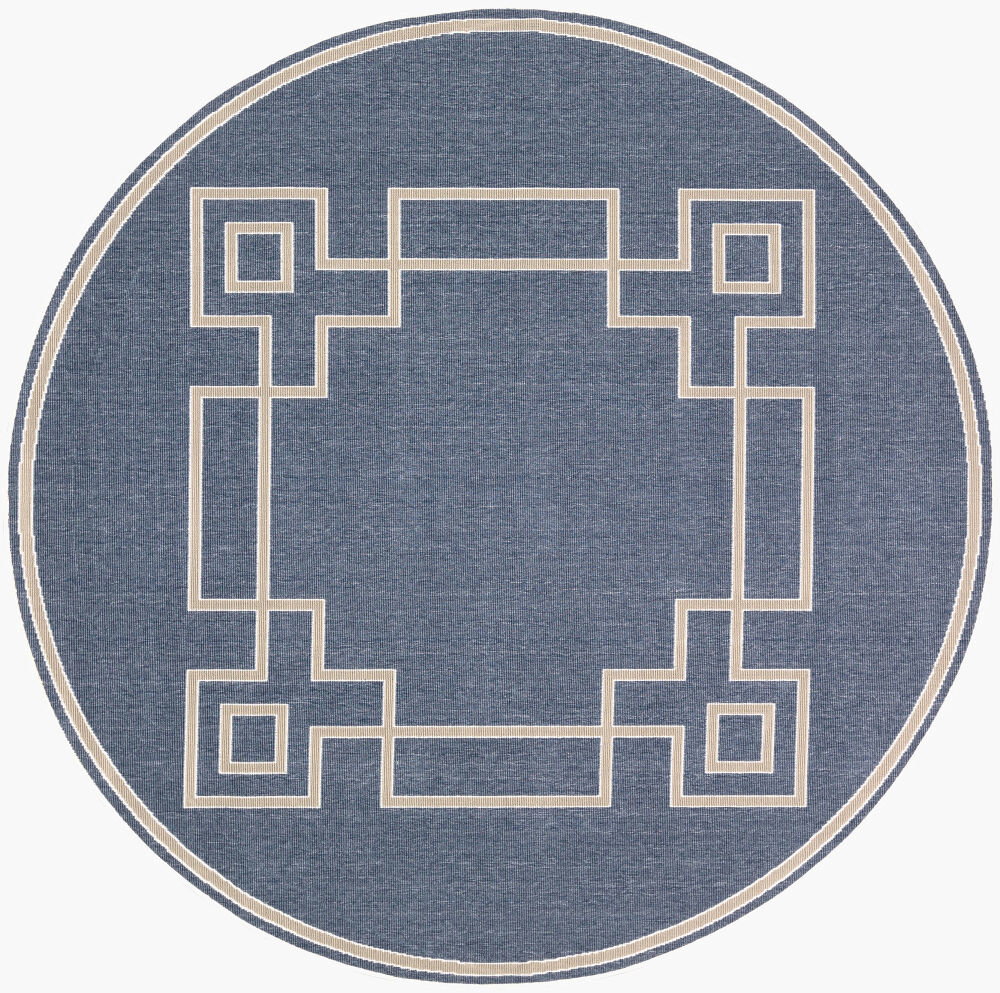 Alfresco Machine Woven Rug, by Surya, 7'2.61" length x 7'2.61" width