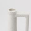 Burton 10.8H Small White Ceramic Jug Vase thumbnail 7