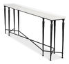 Nathaniel Elegance Console Table, by Sarreid, 60" length x 10" width x 30" height thumbnail 9