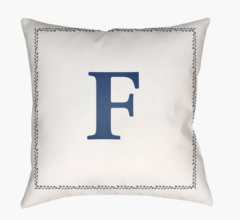 Initials Accent Pillow