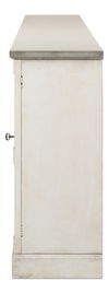 Luciana Wood Drs Buffet,112',St.Wht,Grey, Cabinets & Sideboard by Sarreid, 112" length x 15" width x 38" height thumbnail 3