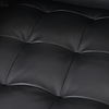 Svend  Black Leather Sofa, Sofas & Sectional by Mercana, 88" length x 38" width x 34" height thumbnail 13