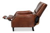 Ashford Leather Recliner, by Sarreid, 3'2" length x 2'6" width x 3'4" height thumbnail 11