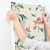 Springtime Beige & Orange Wallpaper thumbnail 4