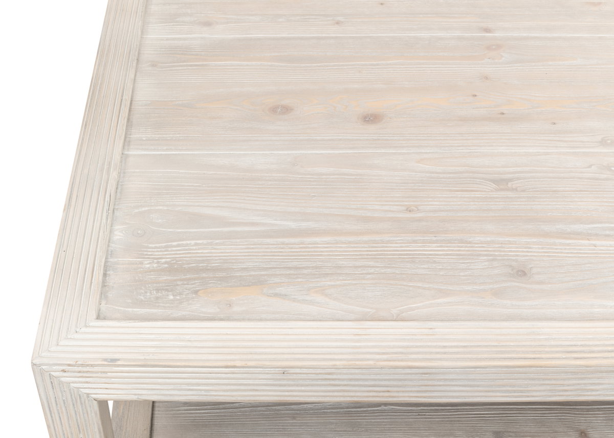 Camden Bungalow Cocktail Table, by Sarreid, 5' length x 5' width x 1'6" height View 5