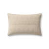 Loloi Natural Pillow, Decorative Pillow, 13" length x 21" width thumbnail 1