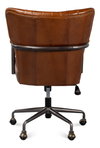 Parker Office Chair  Vintage Havana Lthr, by Sarreid, 2'4" length x 2'1" width x 3'2" height thumbnail 10