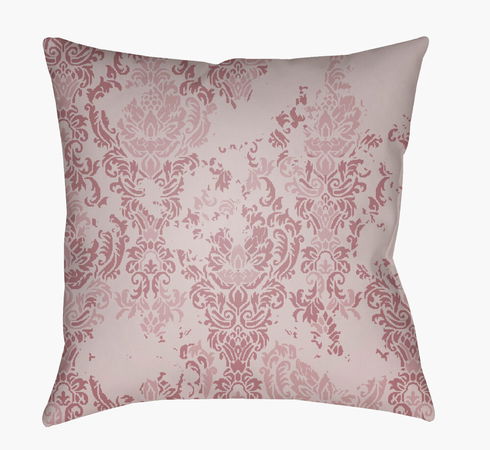 Moody Damask Accent Pillow
