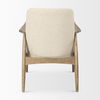 Westan Cream Boucle Fabric with Light Brown Wood Accent Chair thumbnail 5