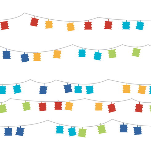 Lanterns Red Peel & Stick Wallpaper